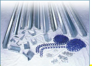 FDI chain feeding components: feed chain, trough sections and couplers